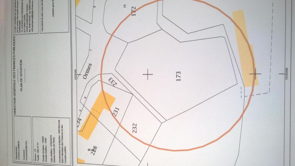 Plan du terrain